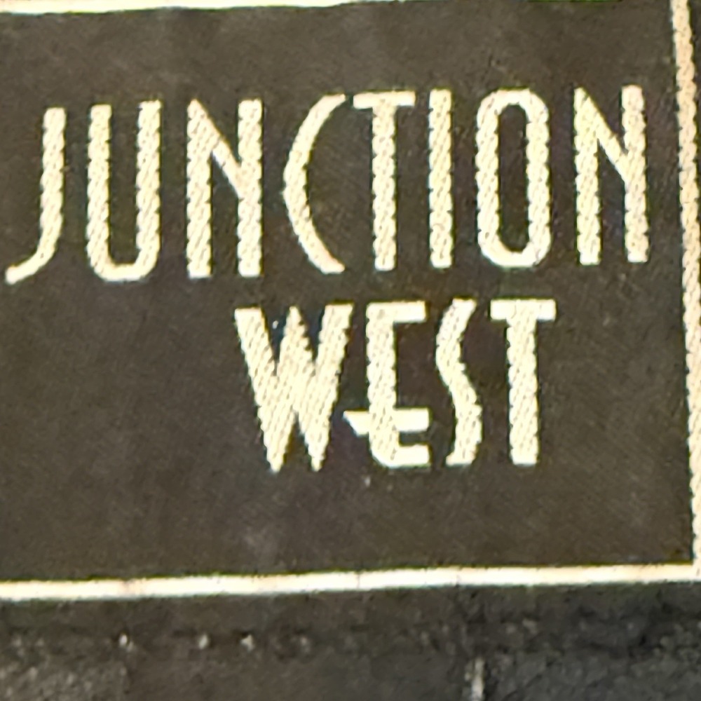 Junction West Leather Jacket Mens Size L Black Long Coat Outdoor Button Classic - Picture 8 of 10